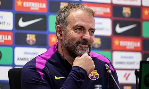 هانسي فليك يتحدث عن تغييرات تشكيلة برشلونة قبل مباراة كأس الملك