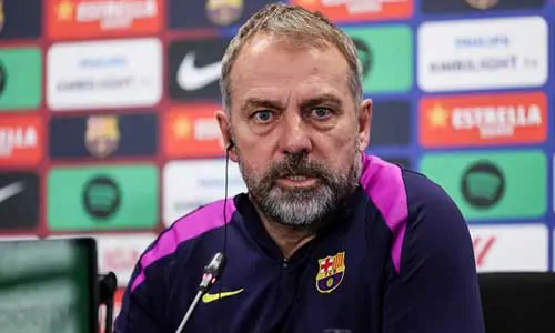 Hansi Flick talks competition between Ferran Torres and Robert Lewandowski for Barcelona starting striker spot